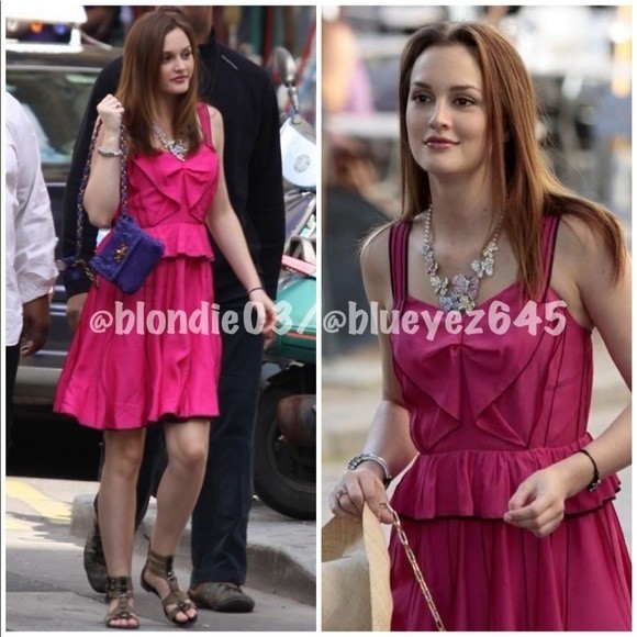 Marc Jacobs Bow Front Chiffon abstract Dress 8 - Picture 2 of 6